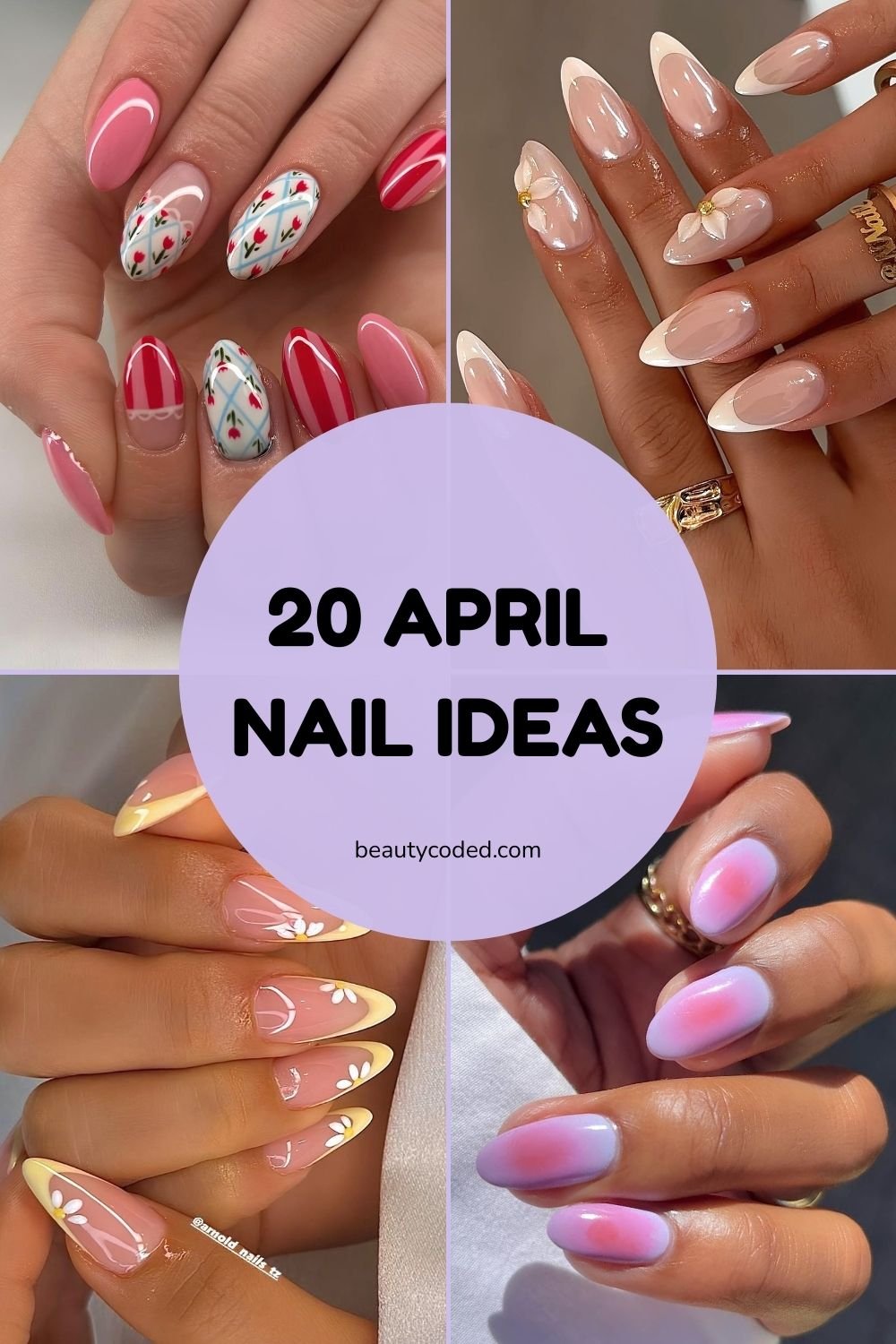 April nail inspo pinterest
