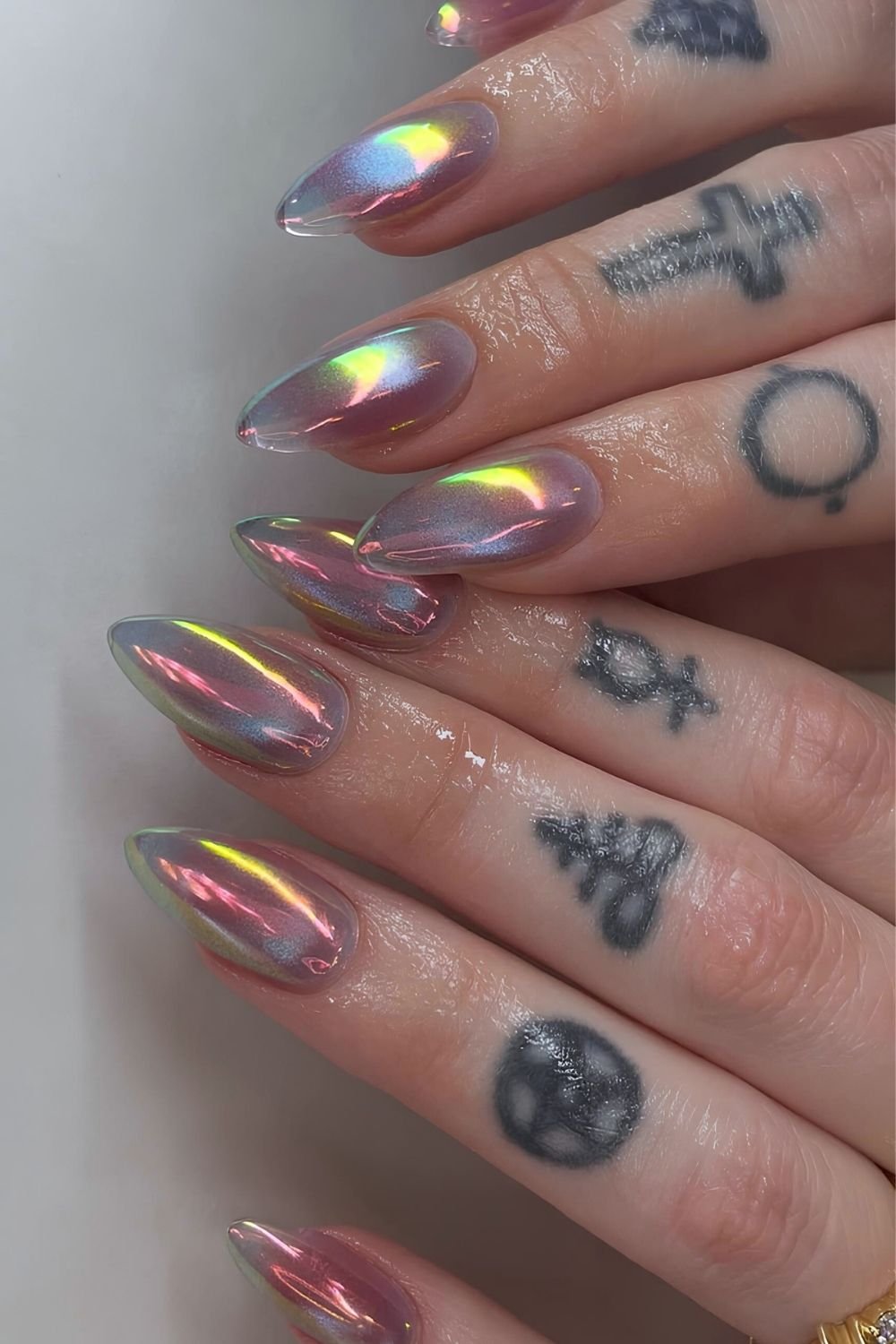 Hologram Glass Nails