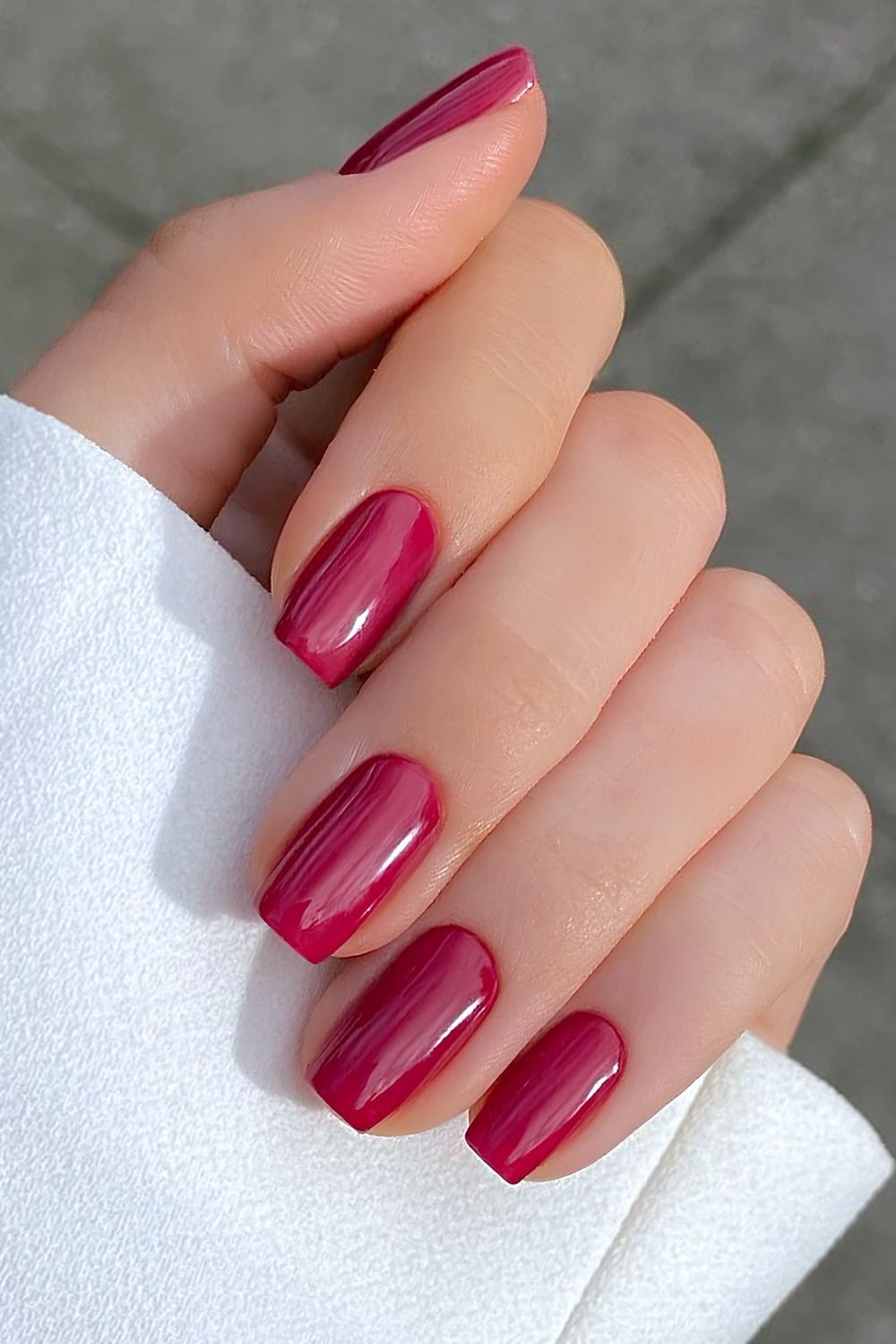 Red berry nails