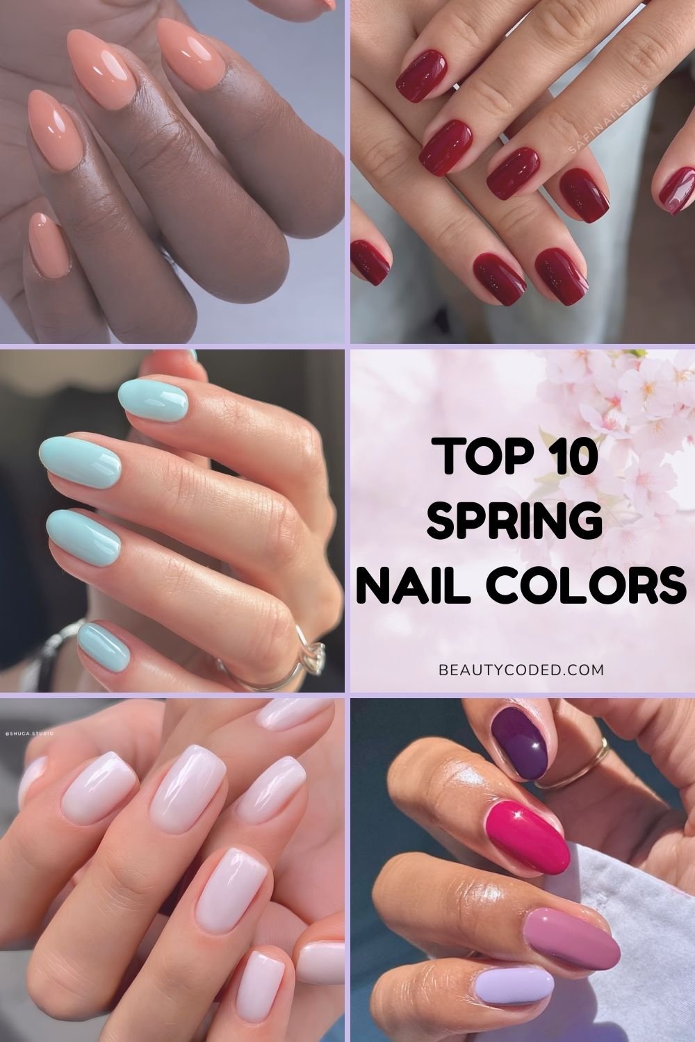 Spring nail colors pinterest
