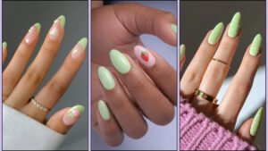 Read more about the article 10 Ideas for Spring’s Cutest Strawberry Matcha Nail Trend