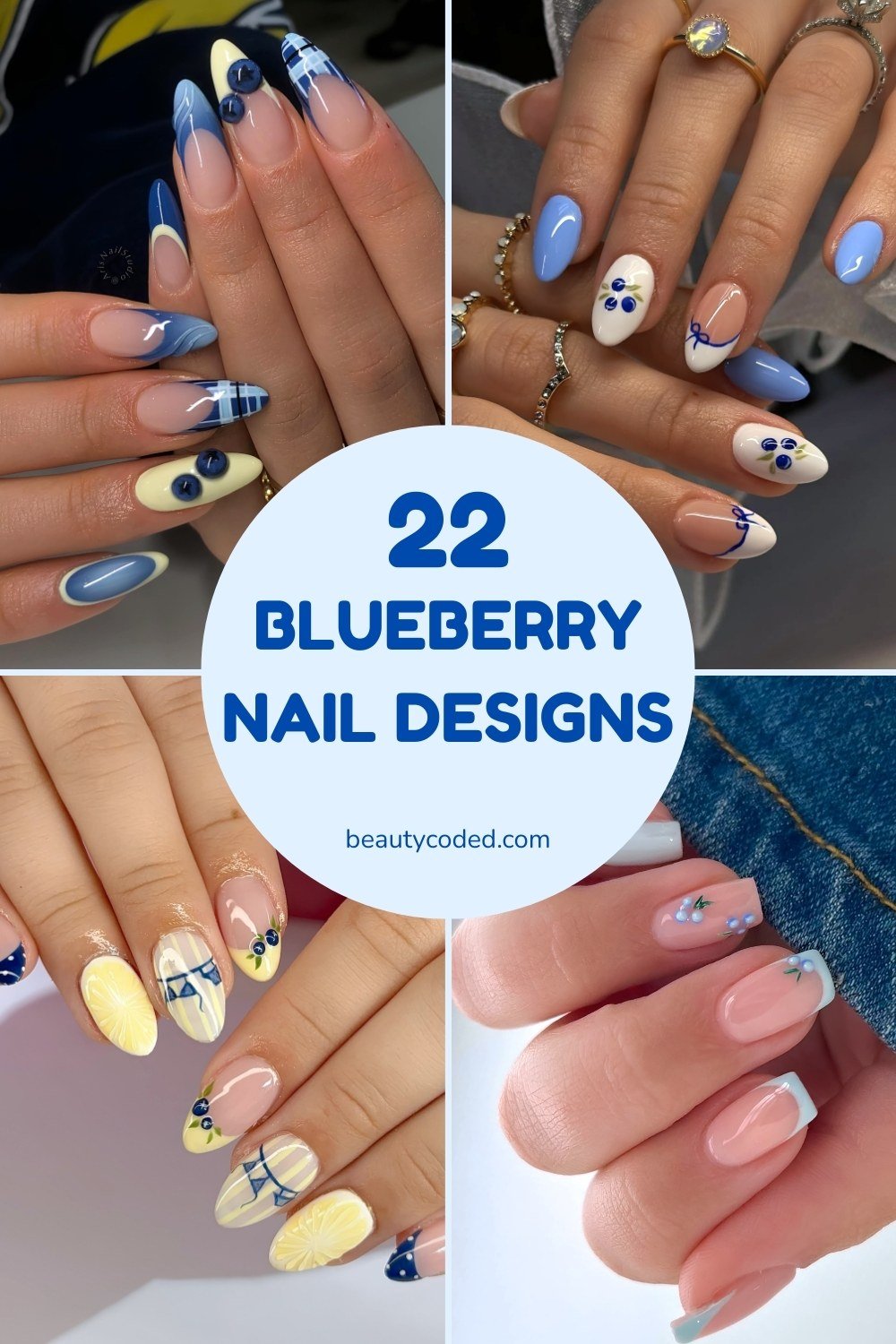 Blueberry Nails Pinterest