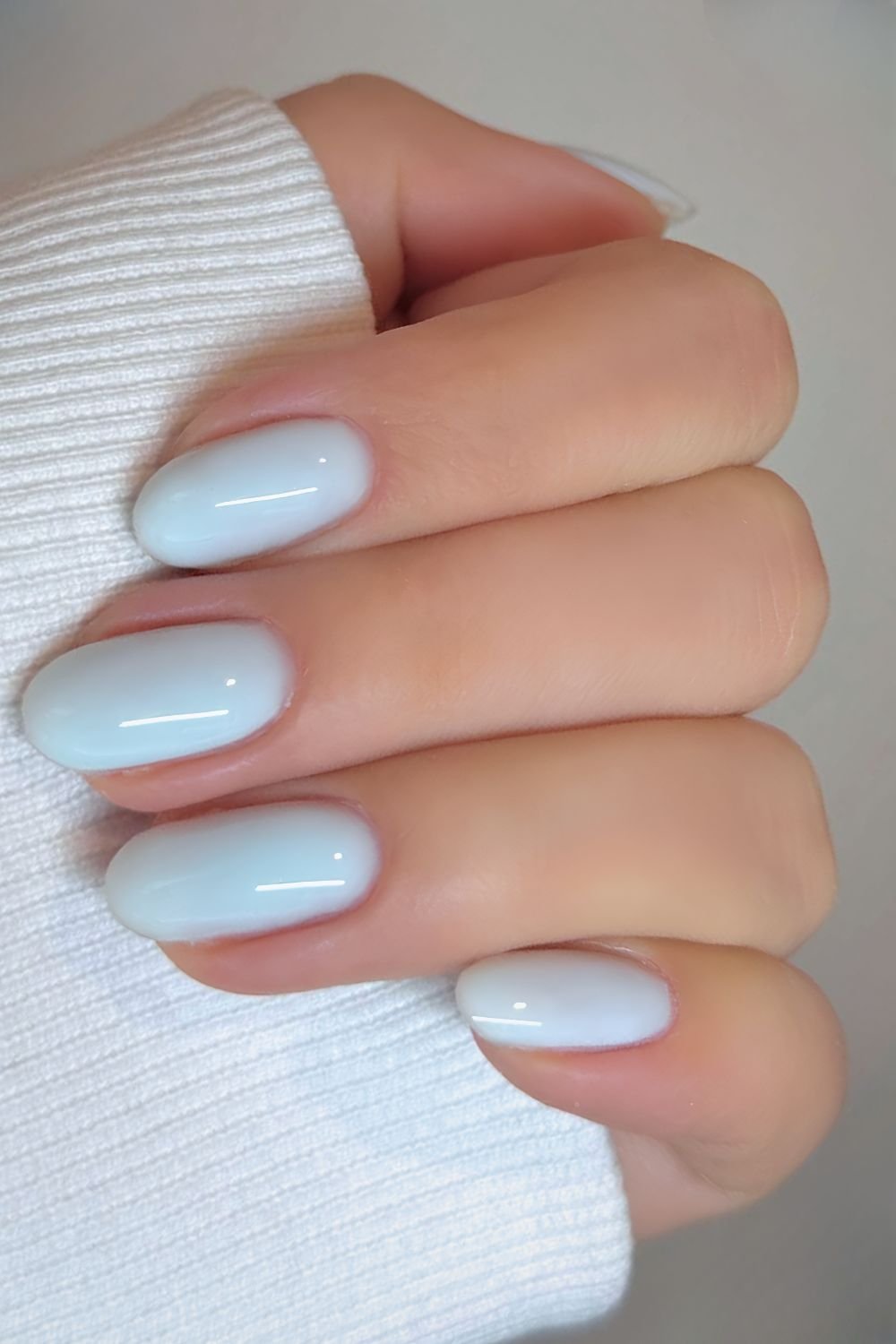 Blueberry milk nails