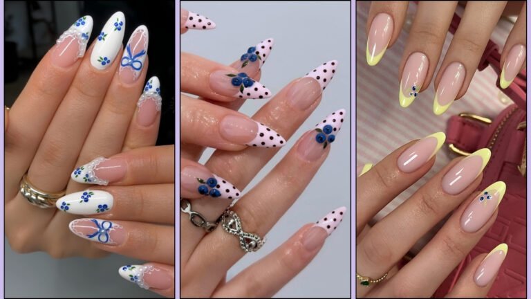 Blueberry nail designs