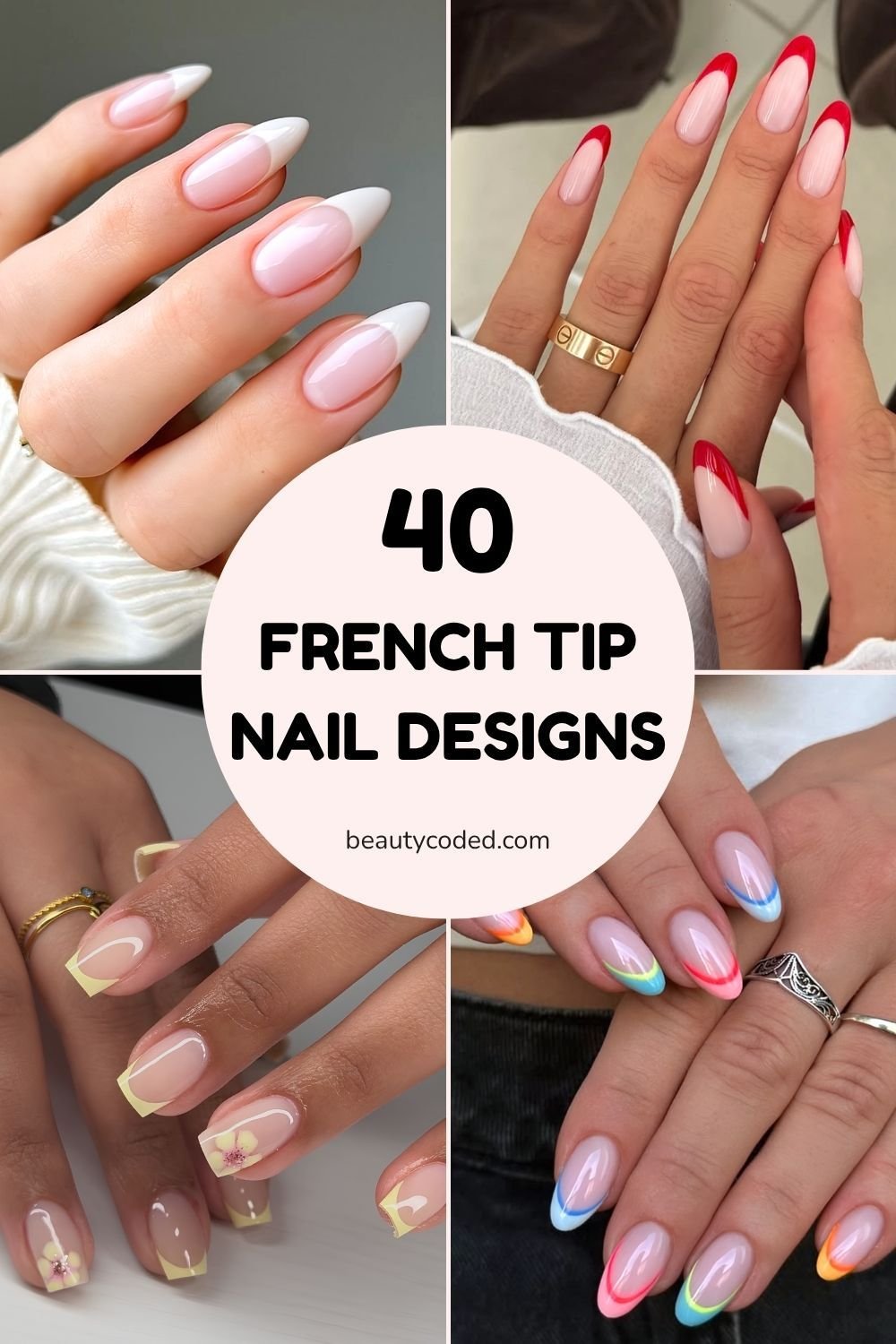 French nail designs pinterest