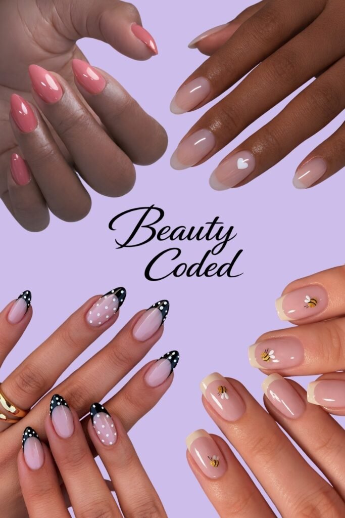 beauty coded nail inspo