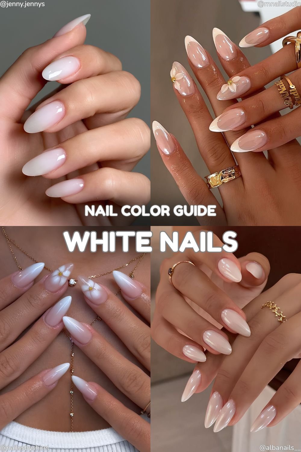 nail colors guide white nails