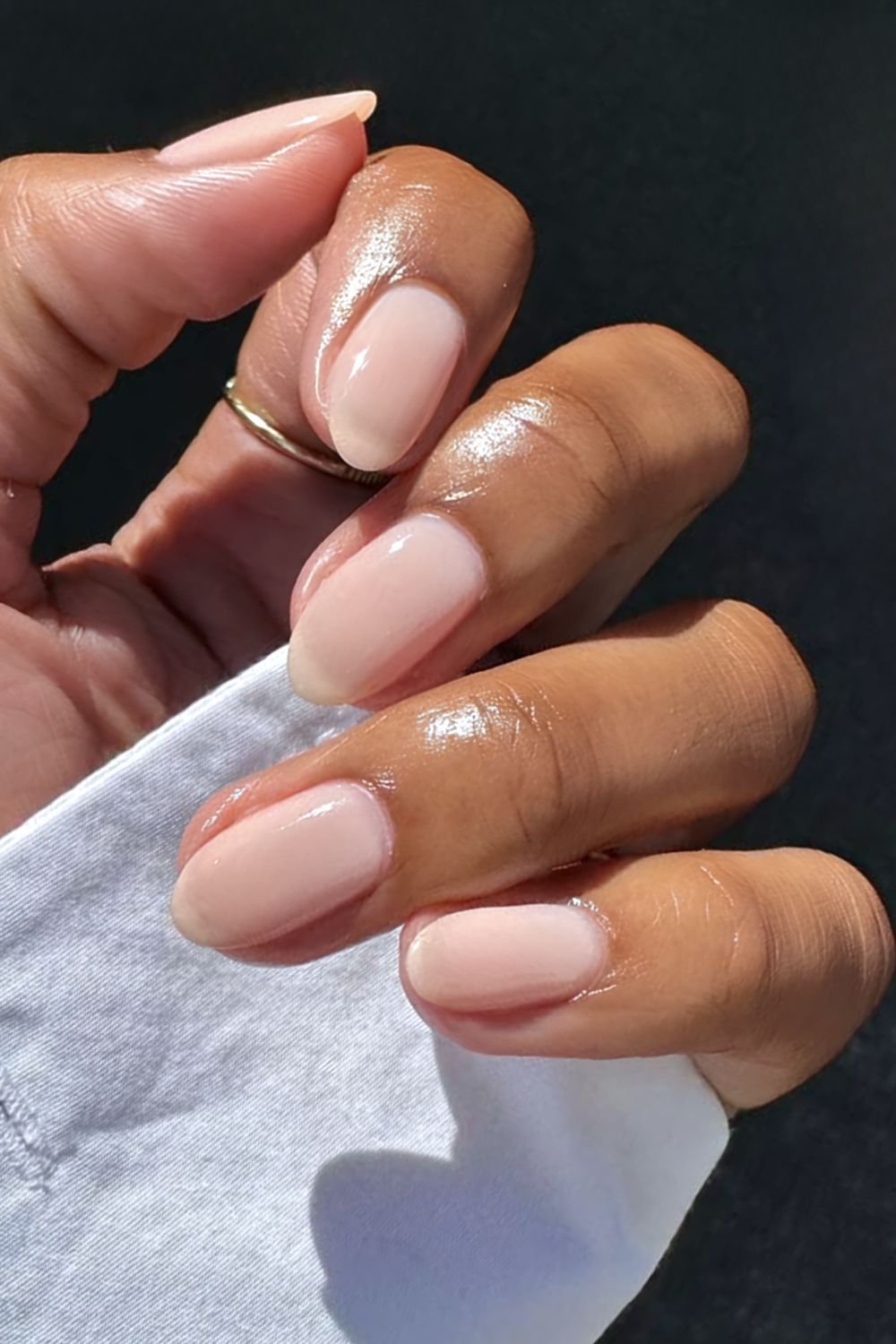 Ballet pink nails