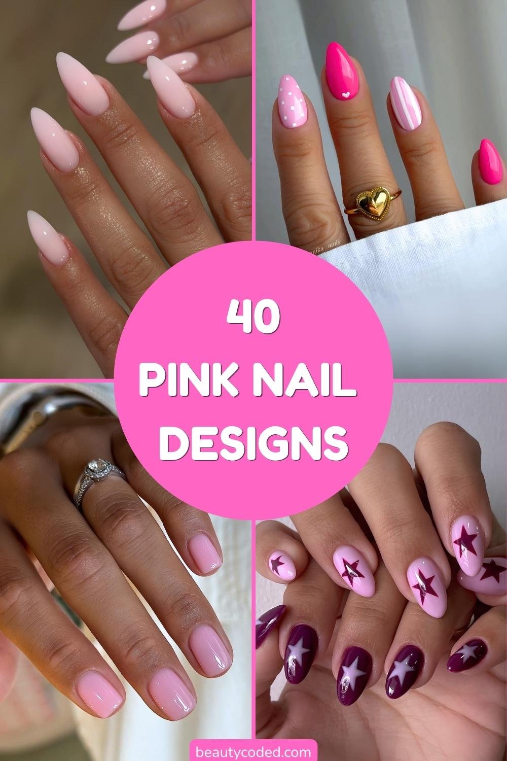 Pink Nail Ideas Pinterest