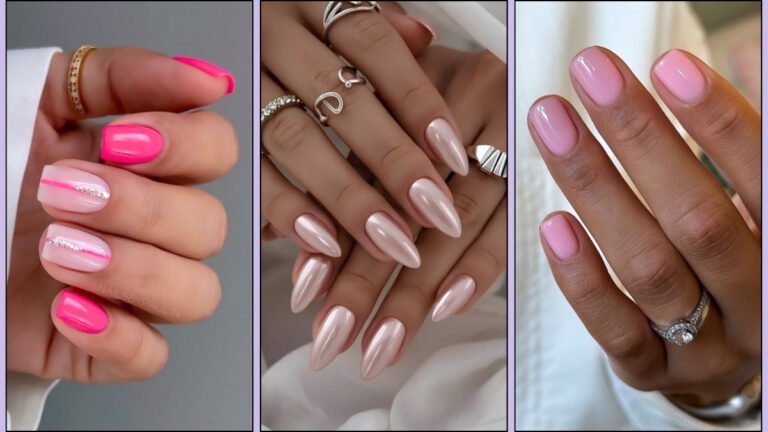 Pink nail designs