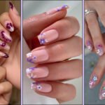 20 Purple Floral Nails Everyone’s Swooning Over Right Now