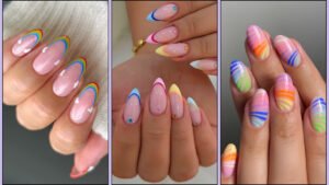 Read more about the article 20 Fun Rainbow Nail Ideas From French Tips to Skittle Manis