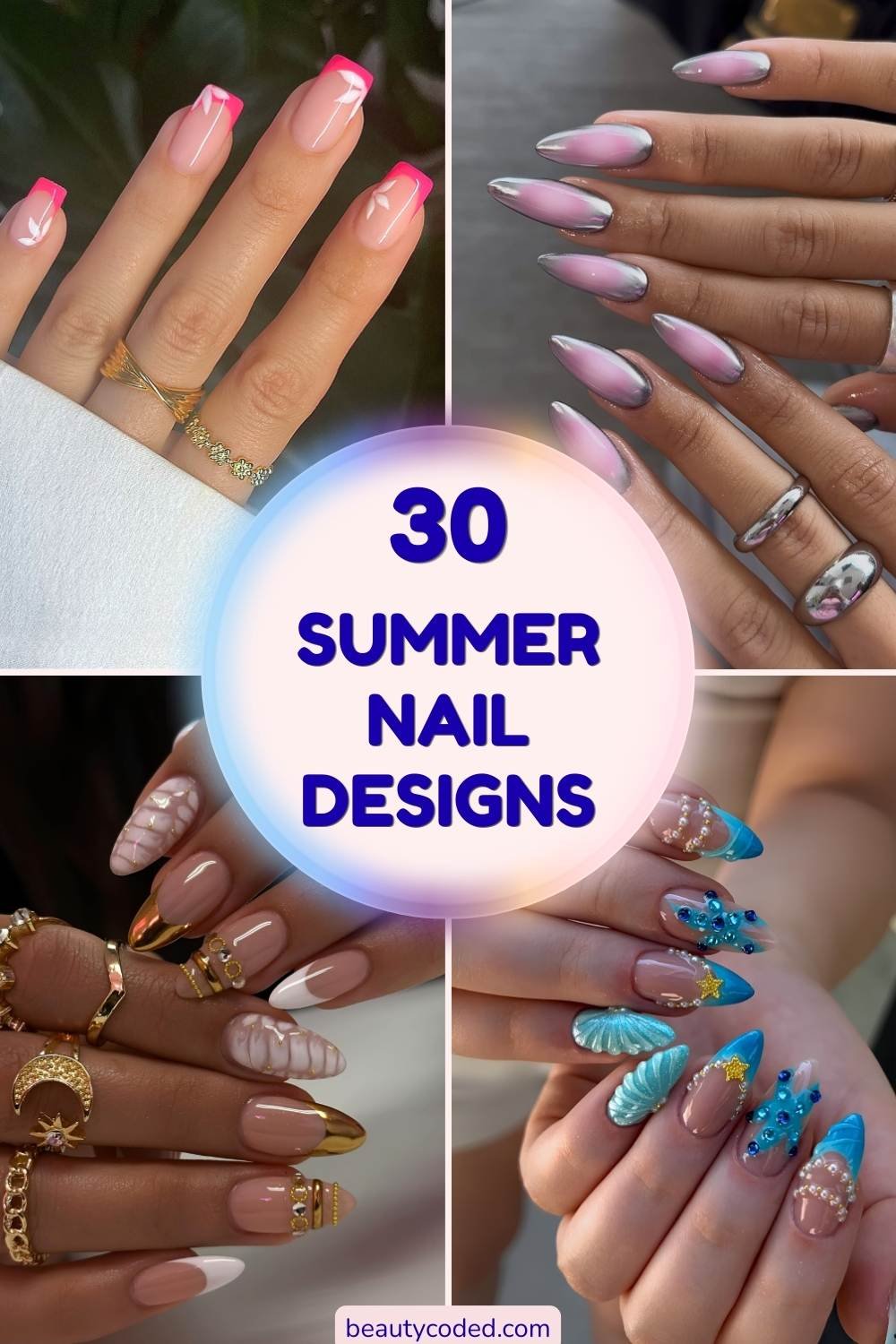Summer nails pinterest