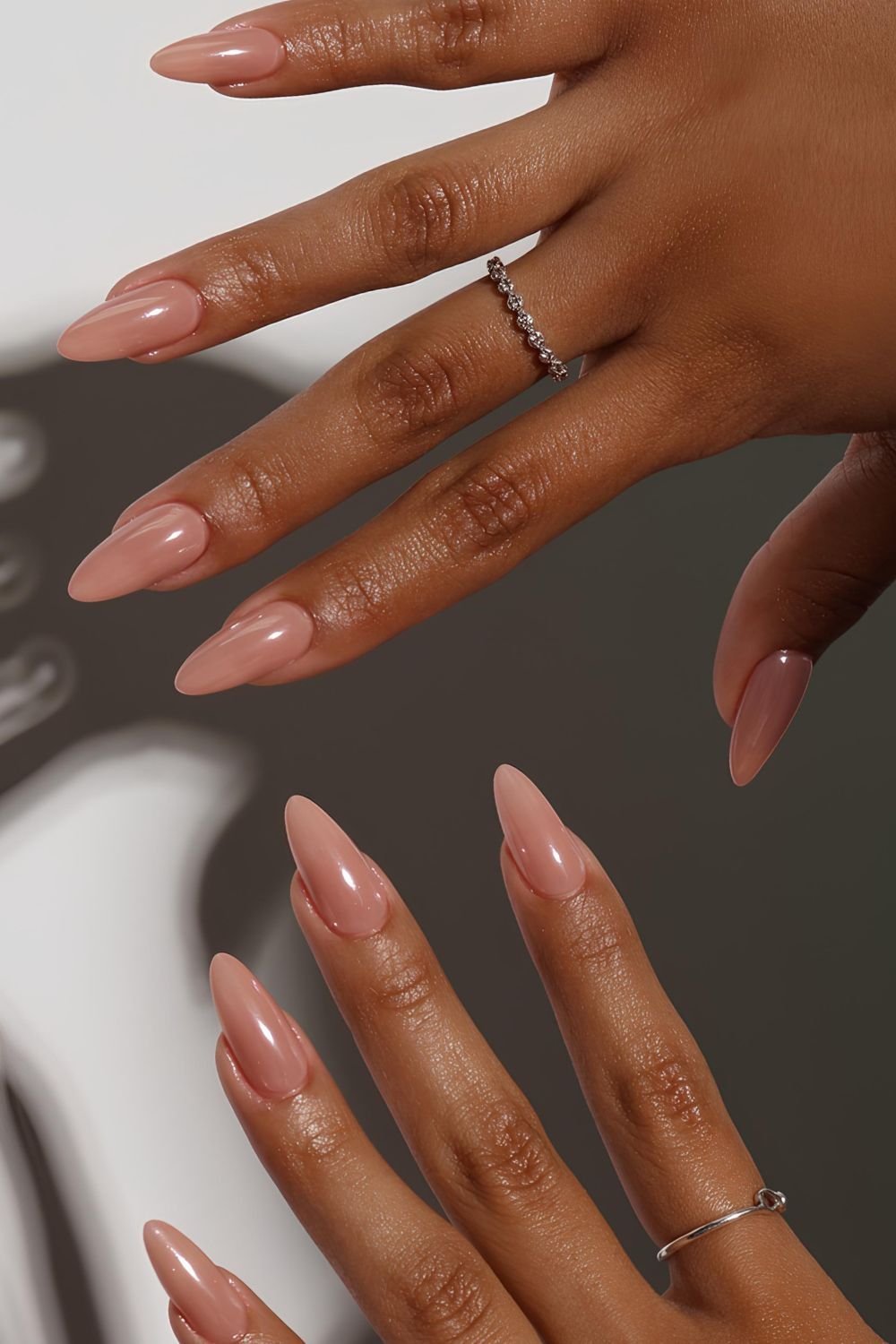 Glazed Neutral Nails