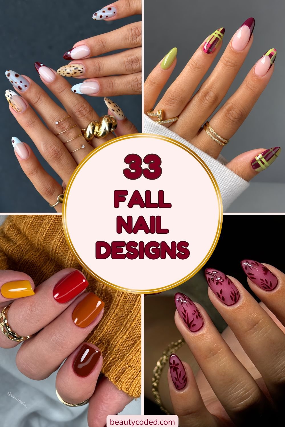Fall nail designs pinterest